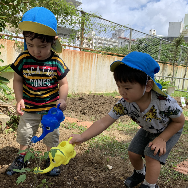 西原東こども園の様子