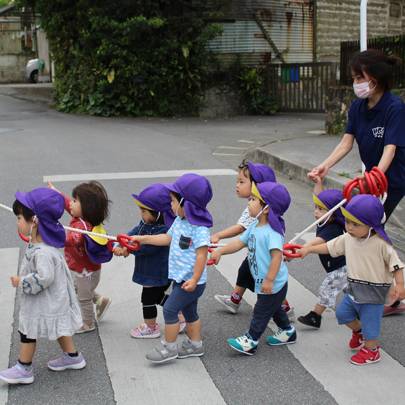 西原東こども園の様子